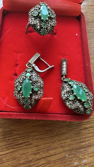 Набор серебро новый