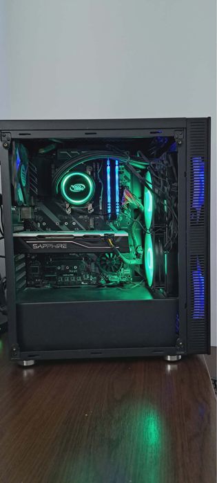 PC complet Ryzen 5 3600X | RX 580 8GB | Monitor LG