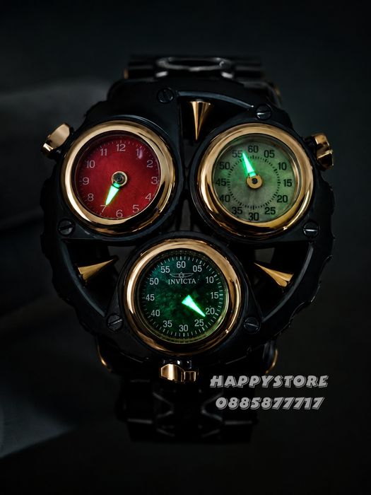 INVICTA Cerberus Black 47 mm, Инвикта нов мъжки часовник
