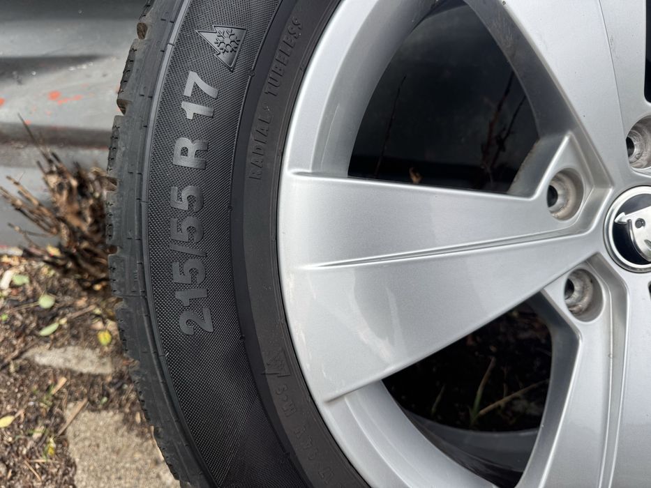 Jante Originale Skoda 215/55/17” ,VW Audi Seat