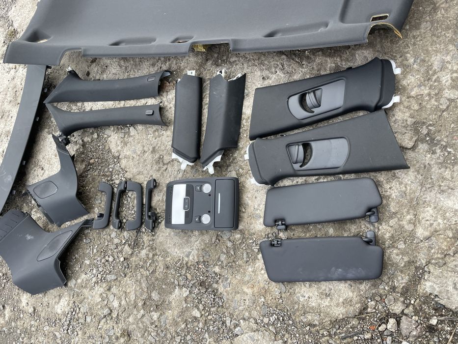 черен таван ауди кю5 8р aud q5 8r с огледало