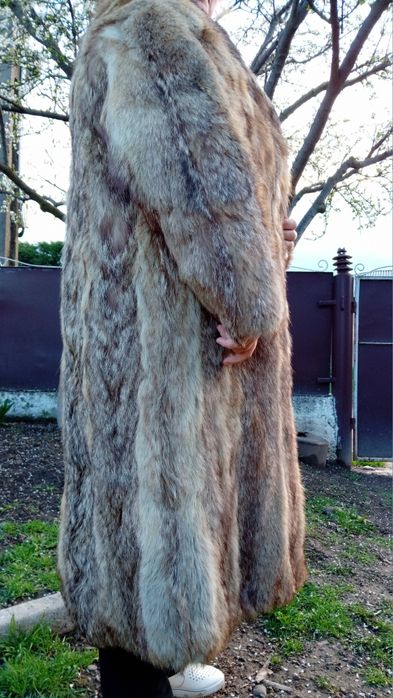 Geaca de blana de vulpe