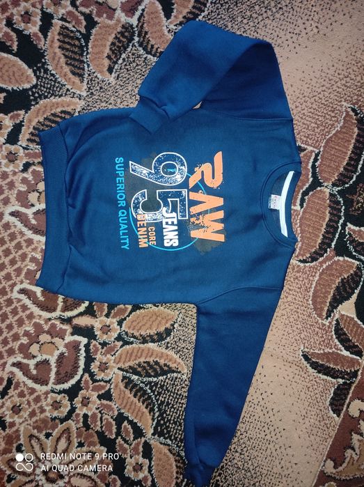 Кофта с начёсом на рост 130 см.