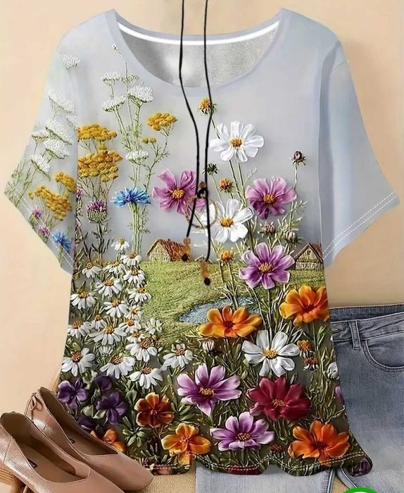 Продавам свежи блузки с еднакъв размер. Еластични и немачкаеми са.