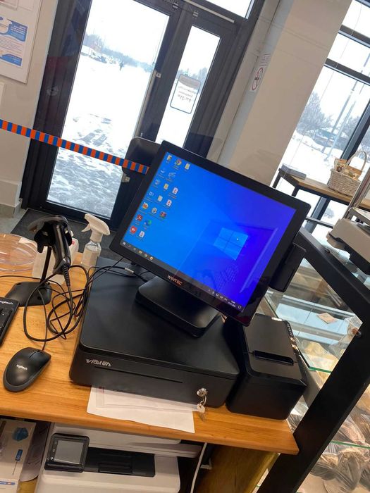 Kassa Tizim Pos Monoblok Manablok Chek Xprinter Dokon uchun kassa