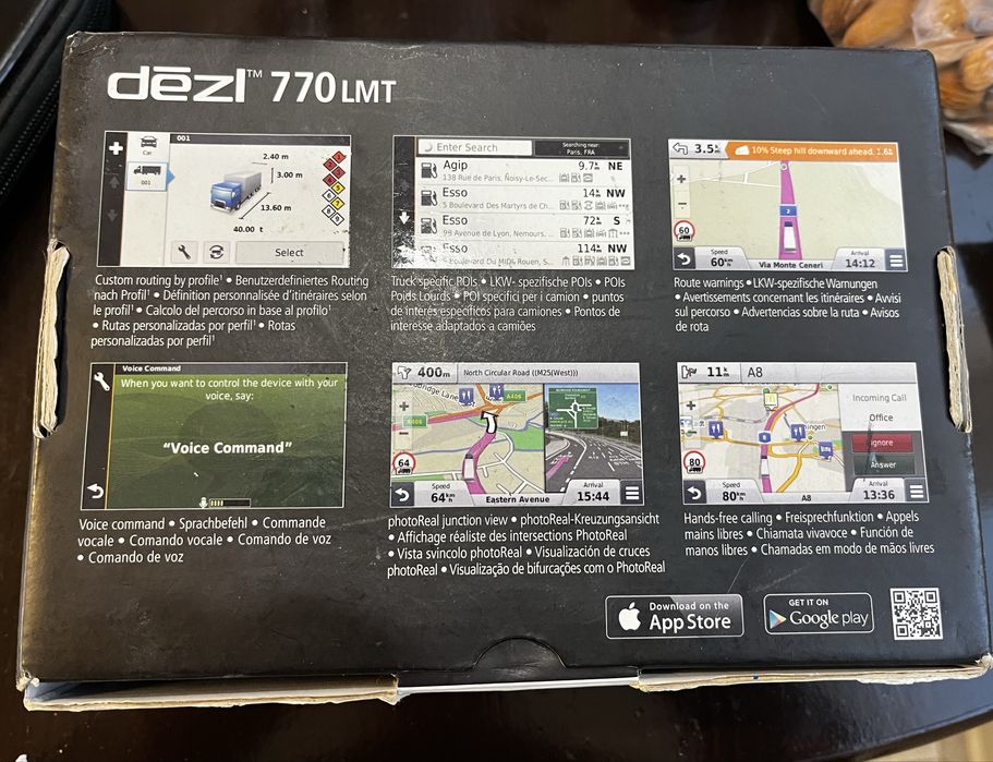 Навигация Garmin dezl 770LMT