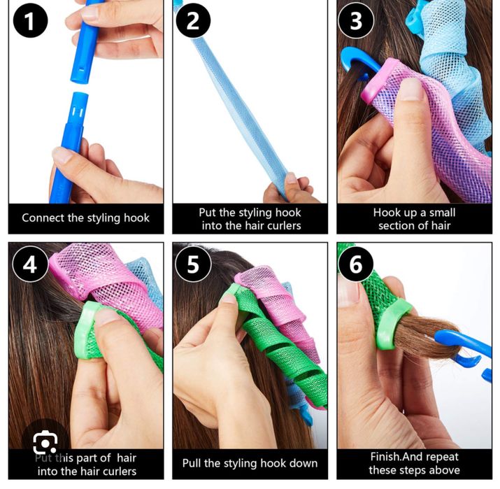 Ролки за къдрене модел ,,Вълшебни къдрици”