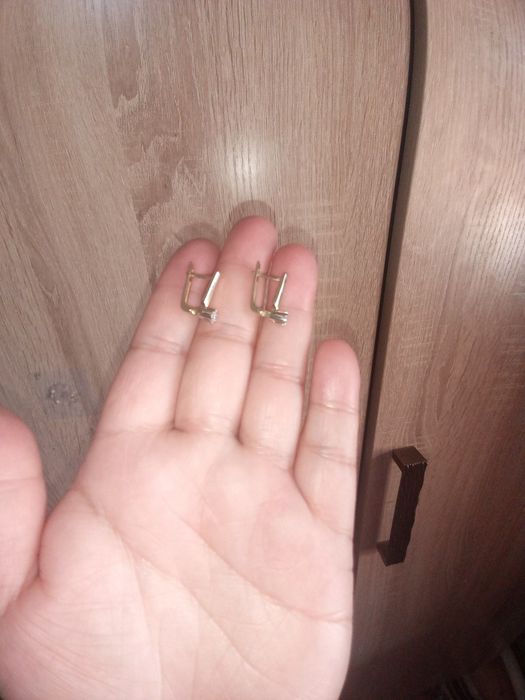 Золотые серьги 585