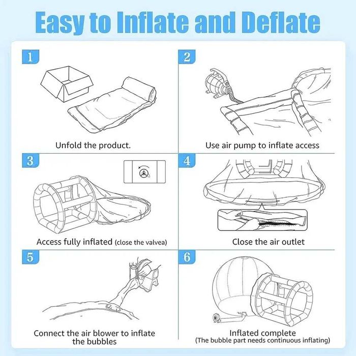 Bubble House cu Pompa Suflanta și Baloane Ideală Evenimente Petreceri