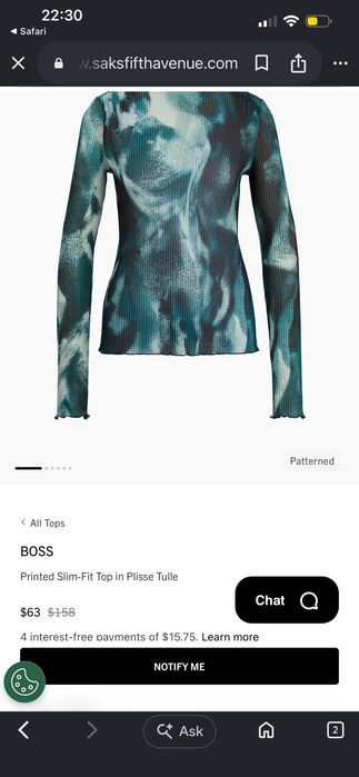 Boss блуза оригинал