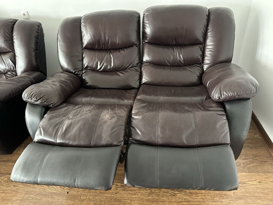 set de canapele tip 3-2-1 piele living