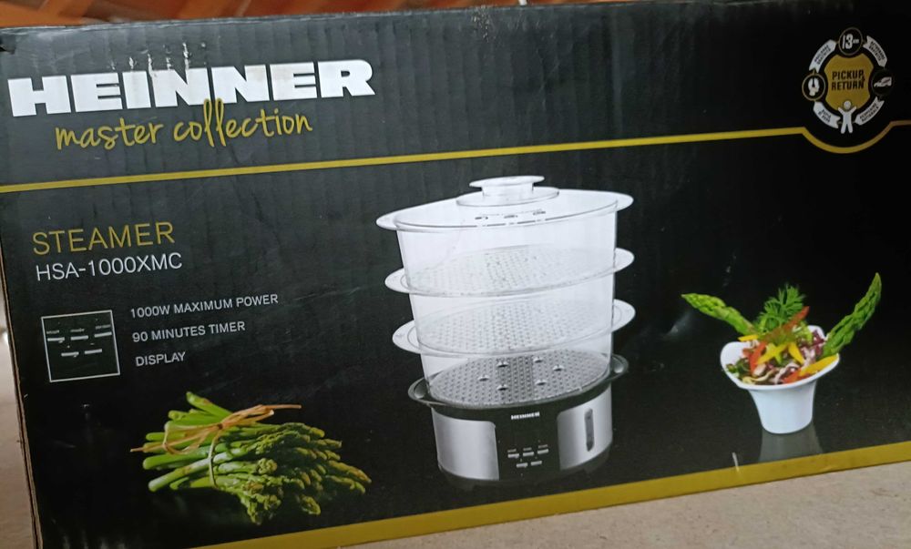 Aparat de gatit cu aburi Heinner