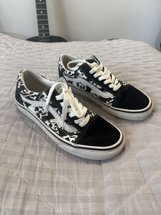 Кеды vans с черепами