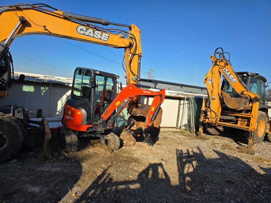 Работа със мини Багер и Самосвал с Кран