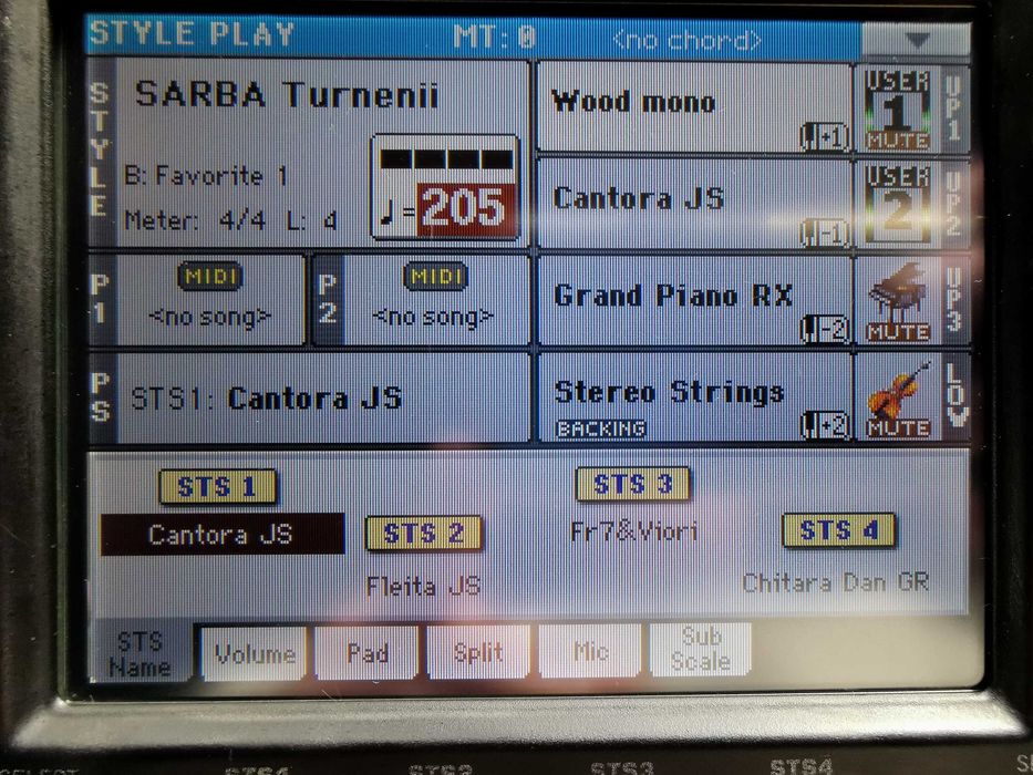 Orga Korg Pa3x Pro 76 Keys 256 Ram