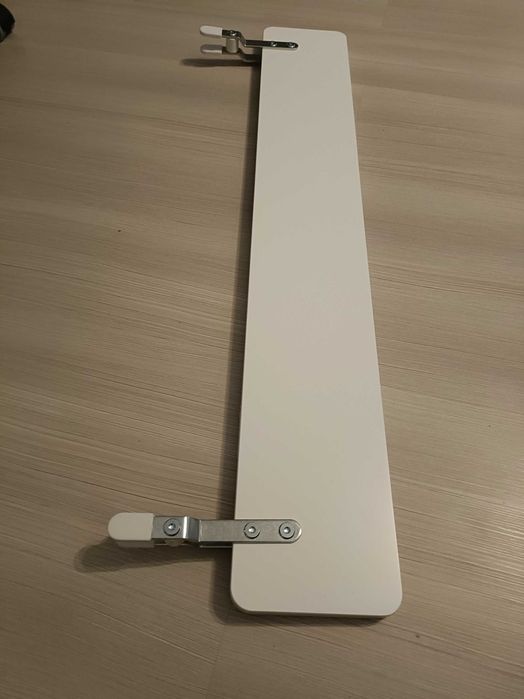 Bară protectie pat alb