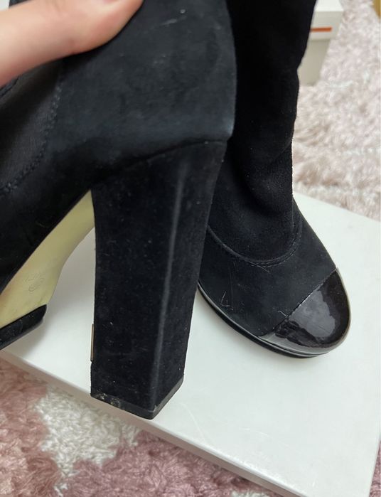 Botine din piele intoarsa masura 38