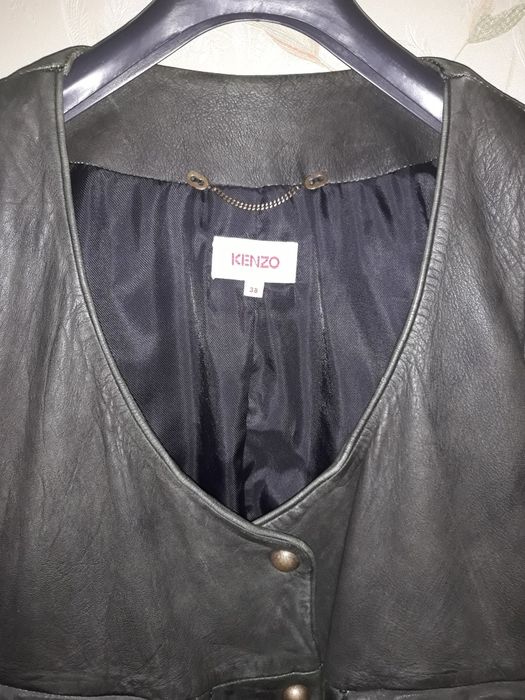 Кожаная куртка Kenzo