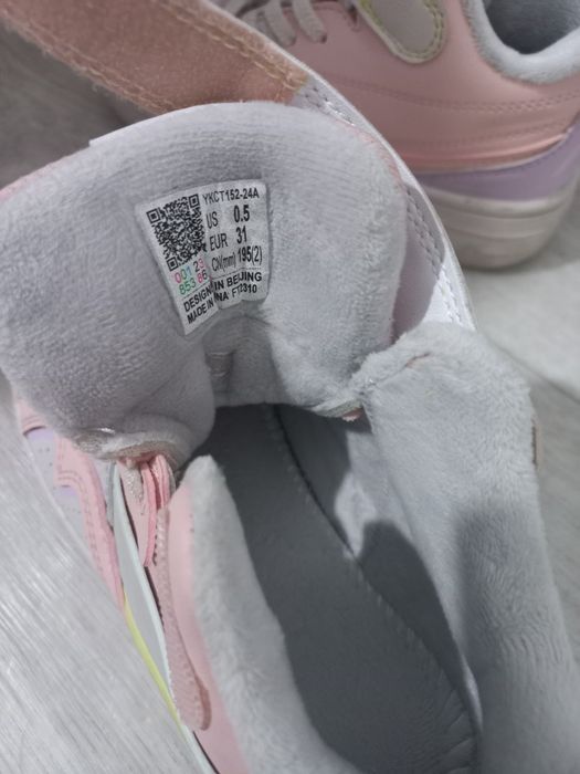 Утеплённые обувь на девочку 3й размер