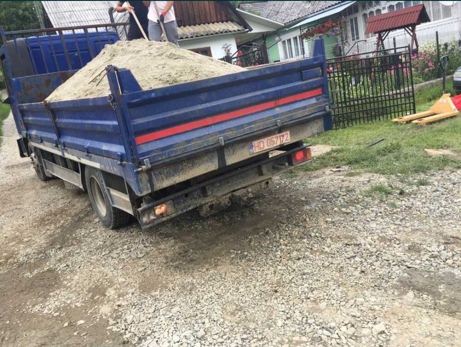 Nisip, pietriș, mărgăritar, balast, pământ vegetal