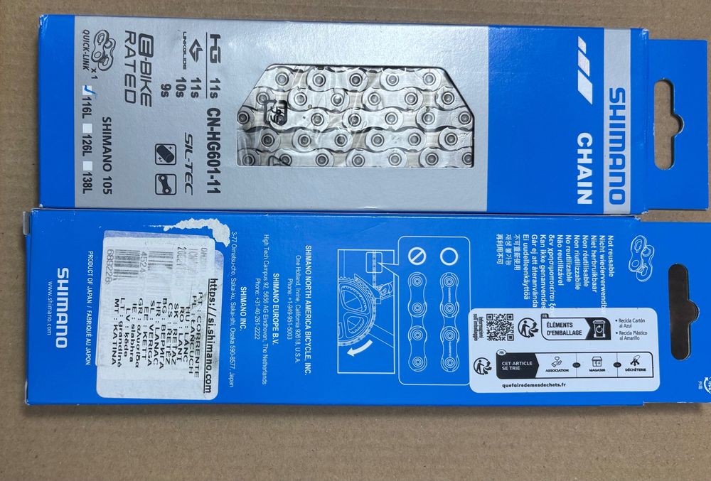 Lant Shimano 12v CN-M6100, sau 11v CN-HG601-11,