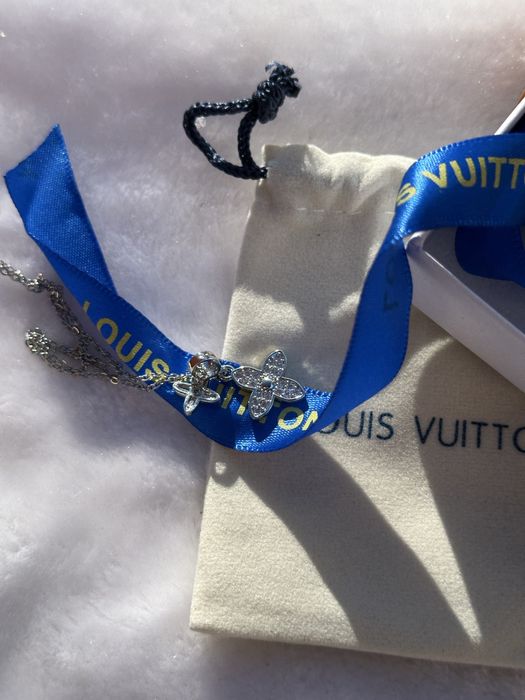 Lantisor / Lant Louis Vuitton argintiu