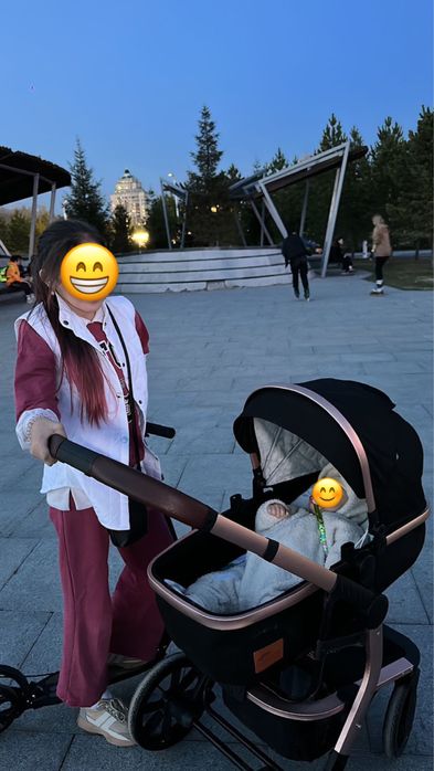 Зимняя коляска до года