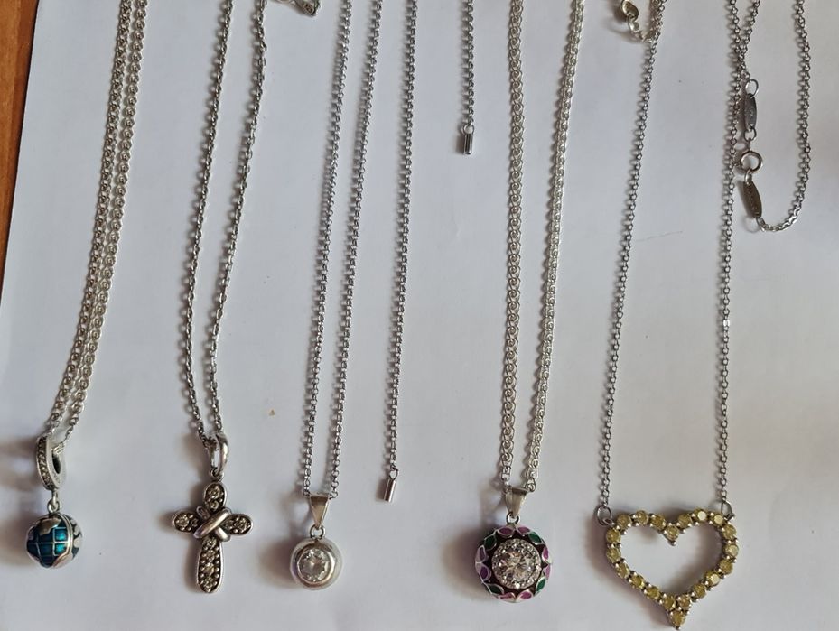Серебро 925, цепи с подвеской