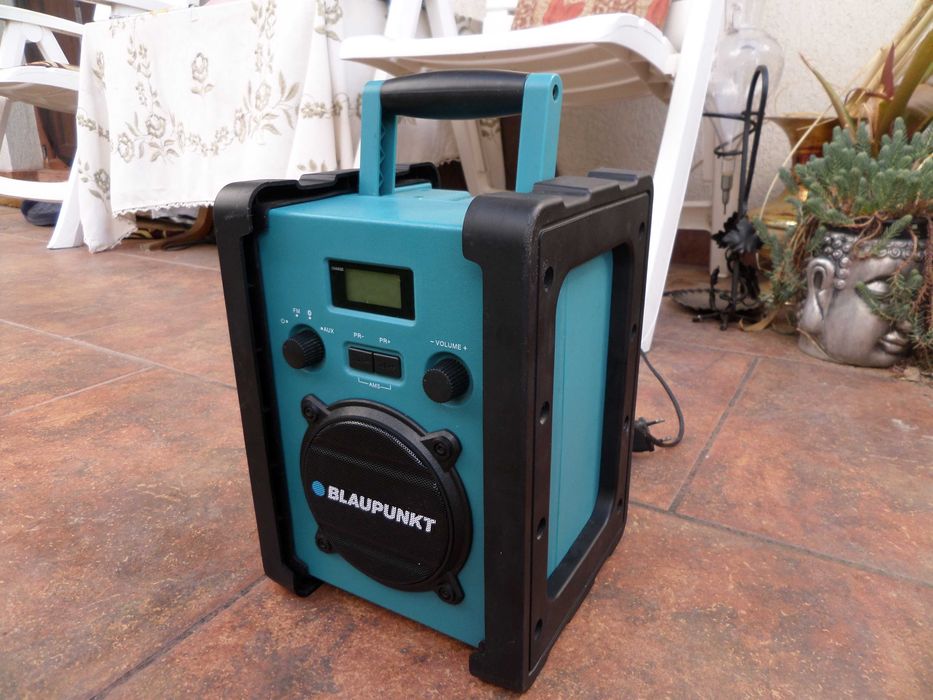 Radio santier cu acumulator li-ion, boxa,bluetooth,radio,aux,Blaupunkt