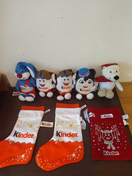 Продавам лот колекция KINDER играчки-пластмасови и плюшени.
