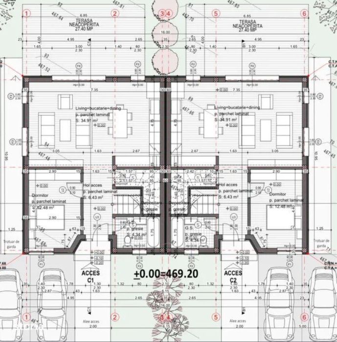 Chinteni/Ansamblu privat/direct de la proprietar