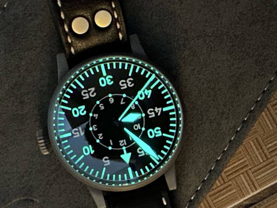 Laco Pilot Watch Original Leipzig 42 mm - Ceas mecanic hand-winding