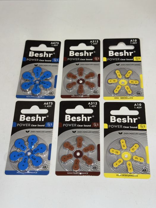 Қулоқ апарати учун батарека