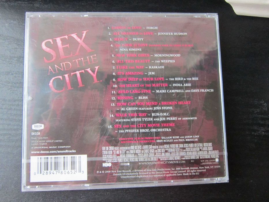 cadou rar cd Sex And The City (Orig.Motion Picture Soundtrack)2008 nou