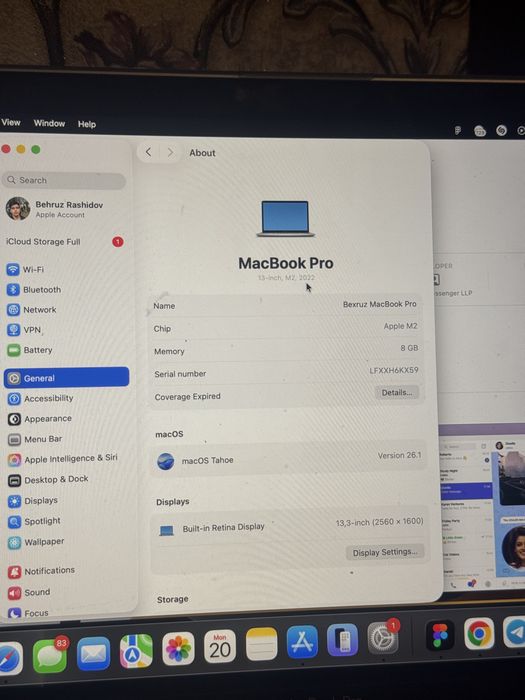 Macbook Pro M2 2022