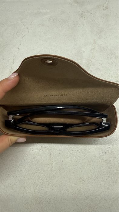 Умные очки Ray-Ban Meta Wayfarer (Gen 2) Shiny Black / Blue Light