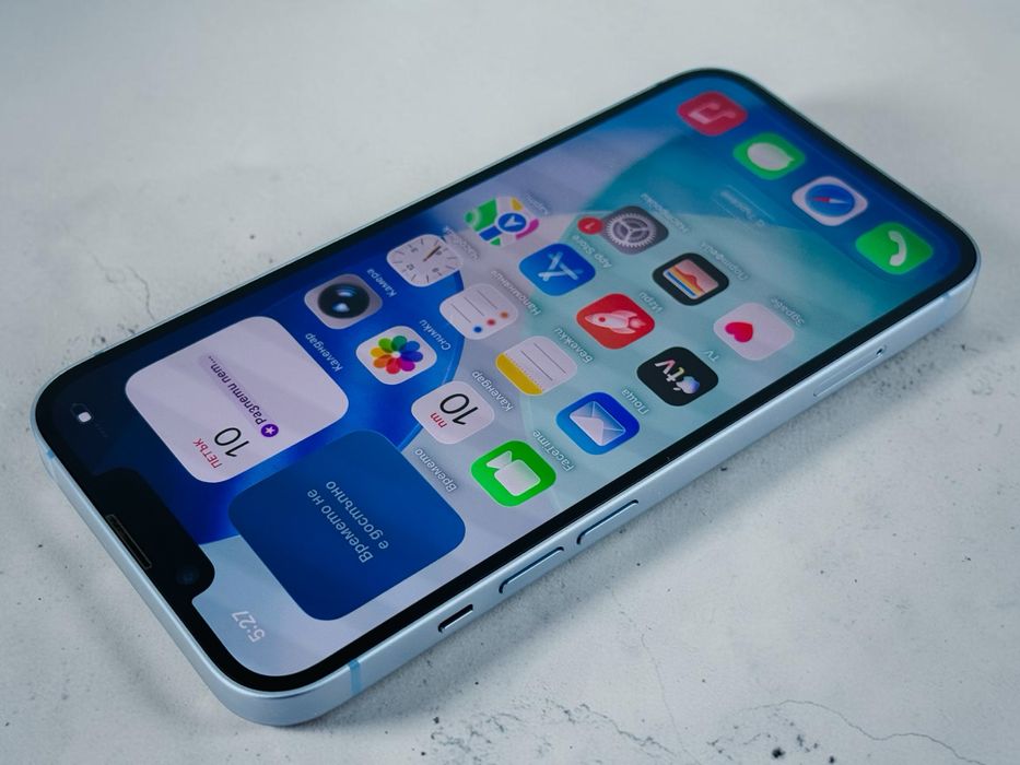 Apple iPhone 14 128GB Blue 100% Батерия! Гаранция!