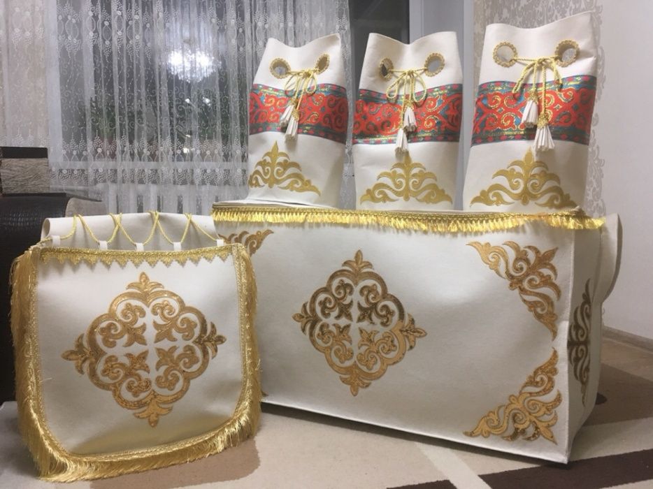 Казахская сумка коржин