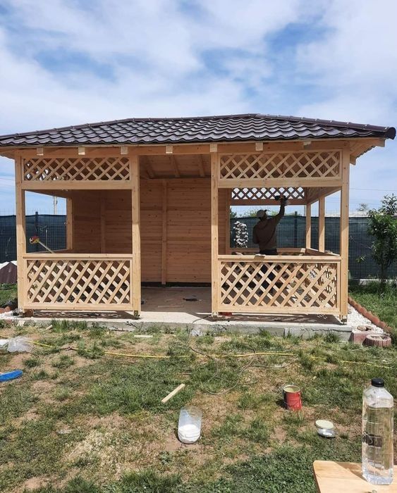 Terase din lemn
-foișoare la comanda
-pergole modele moderne
-leagăne