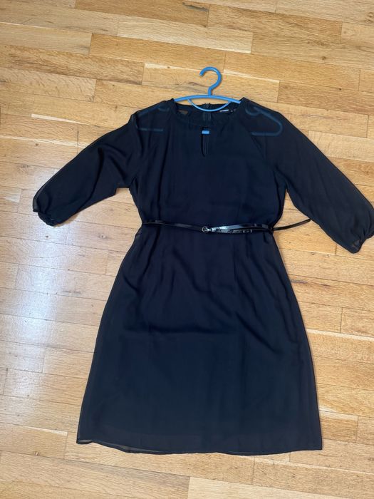 Прекрасна ефирна нова рокля с шифон и тюл