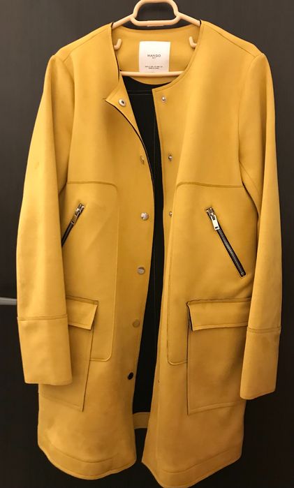 Palton galben Mango marimea S