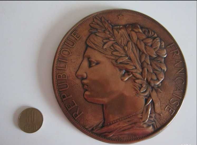 cadou rar Paris J.C.Chaplain  Franta Art Nouveau bronz