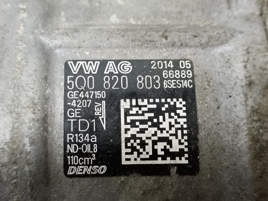 Compresor clima 5q0820803 Volkswagen VW Golf 7 [2012 - 2017]