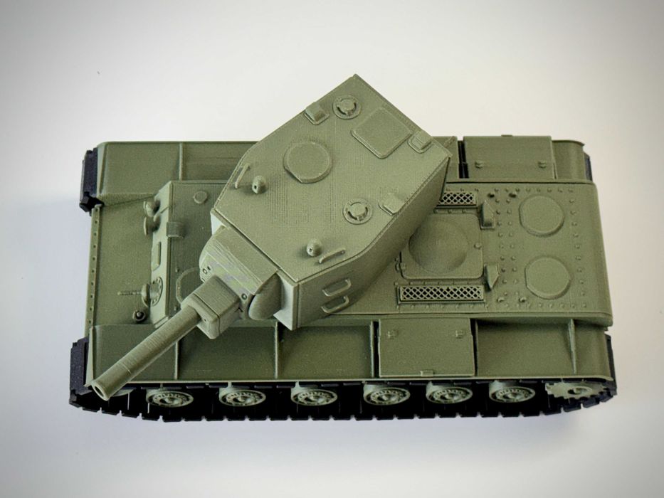 Модель тяжёлого танка КВ 2. Масштаб 1:35