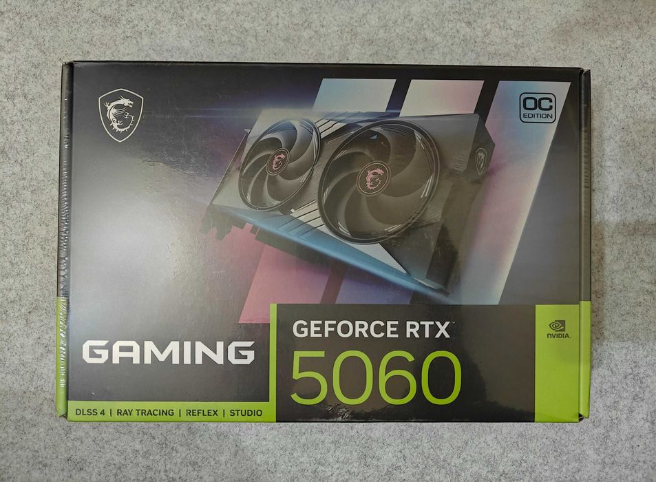 Видеокарта MSI RTX 5060 Gaming OC 8GB GDDR7