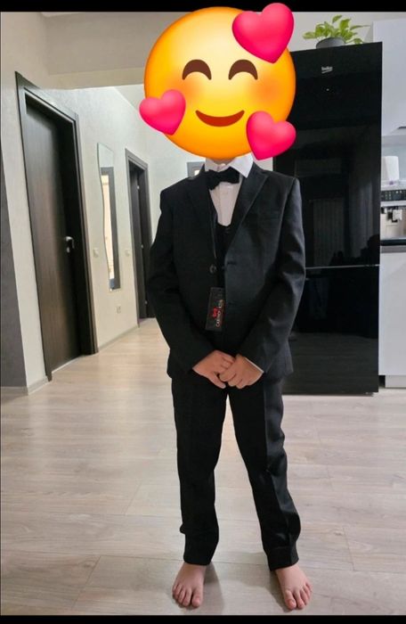 Costum cu papion  copii