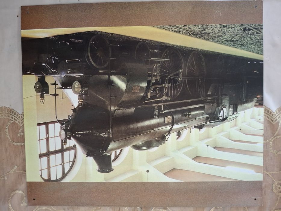 Litografii metalice locomotive