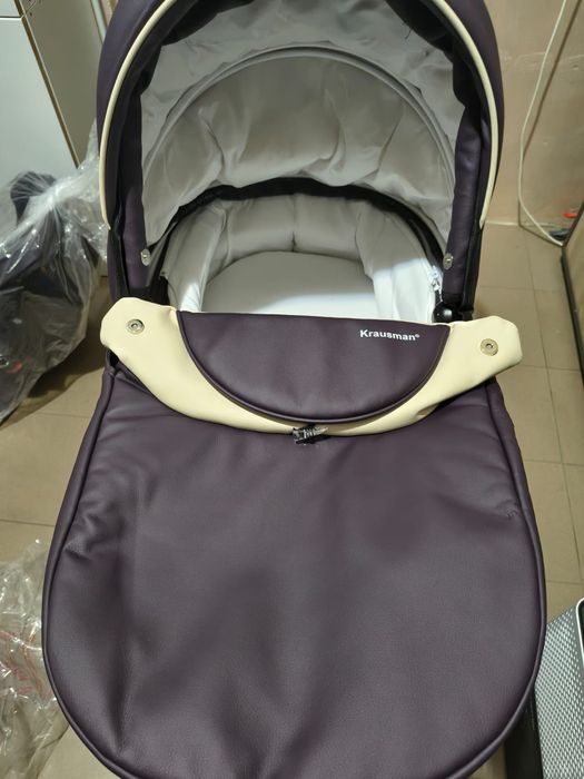 Carut Krausman Rider  3 in 1, in stare foarte buna, sistem pliere