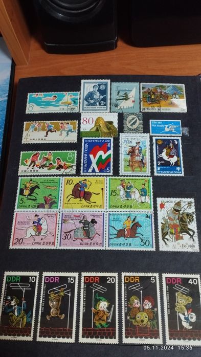 Почтовые марки..