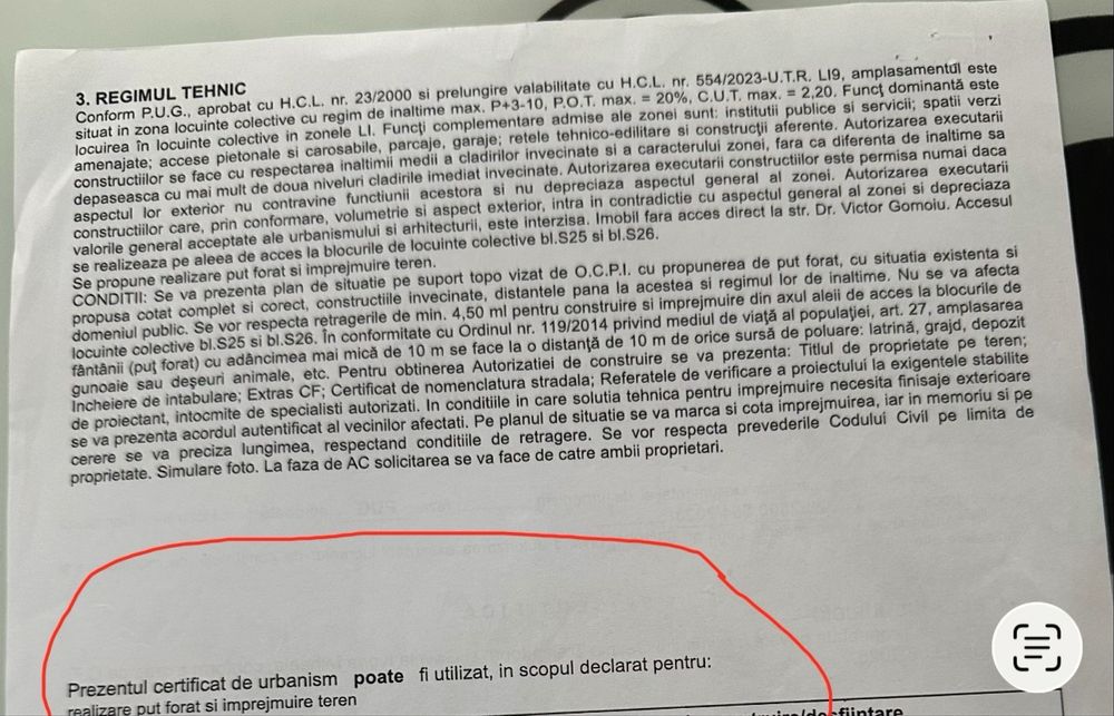 Vând teren URGENT !!!! in spate la Pelendava 257 mp